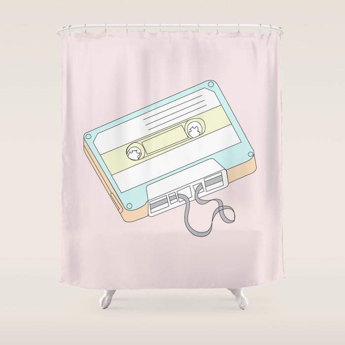 C A S S E T T E Shower Curtain Gallery Image 1