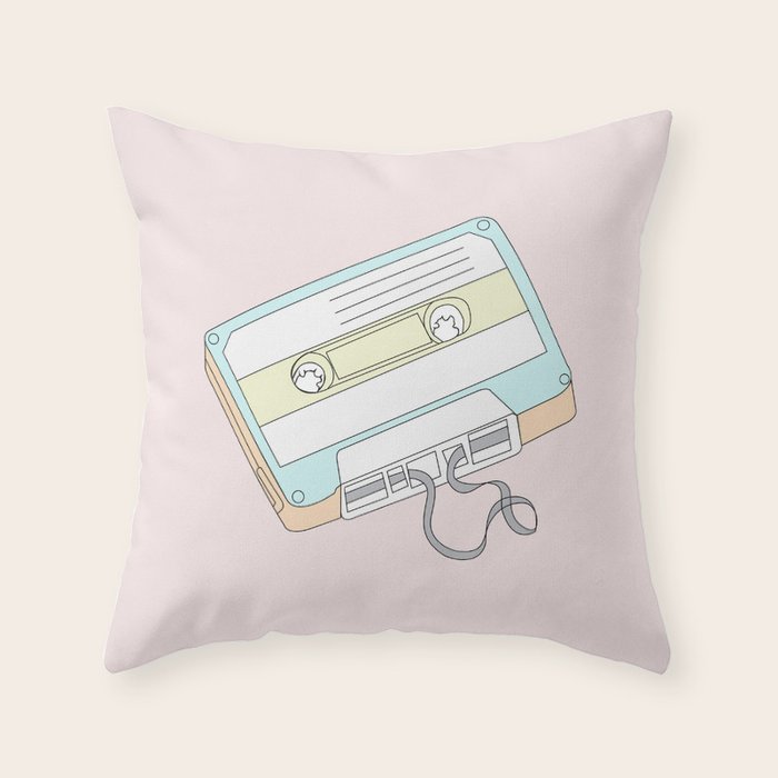 C A S S E T T E Throw Pillow Gallery Image 6