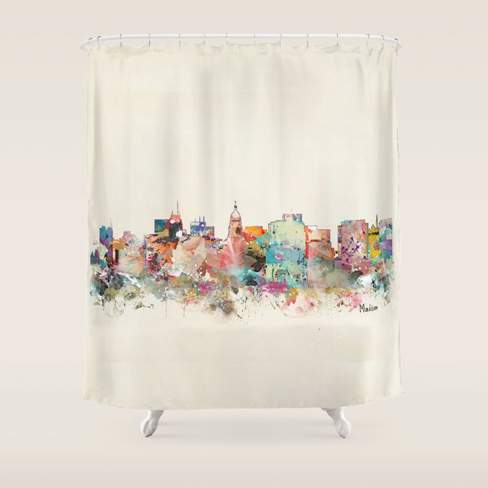 madison wisconsin Shower Curtain Gallery Image 1