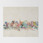 madison wisconsin Throw Blanket Gallery Image 2