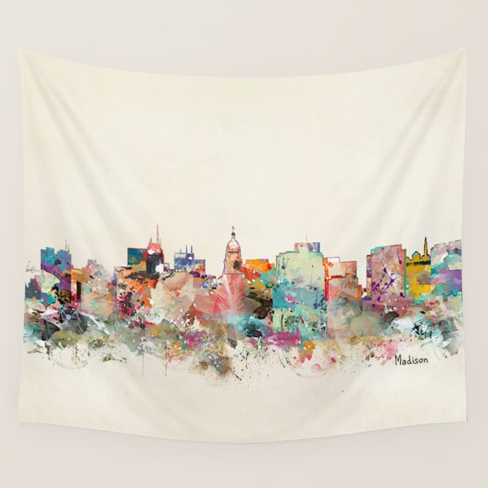 madison wisconsin Wall Tapestry Gallery Image 1