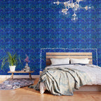 Van Gogh Irises in Indigo Wallpaper Gallery Image 3