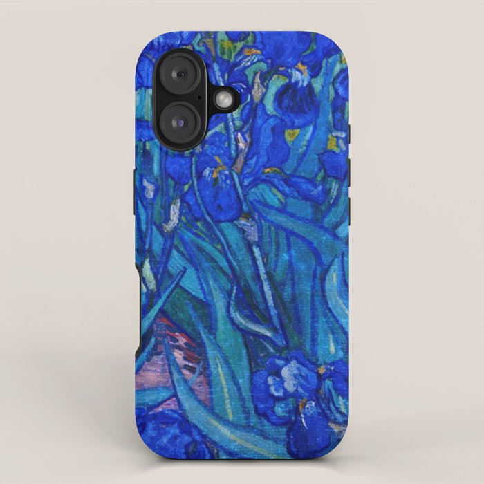 Van Gogh Irises in Indigo iPhone Case Gallery Image 1