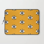 Evil Eye Dots â Marigold Palette Laptop Sleeve Gallery Image 1