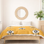 Evil Eye Dots - Marigold Palette Duvet Cover Gallery Image 3