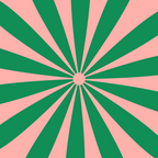 Big Daisy Retro Minimalist Flower Pink and Green Coffee Mug Gallery Image 2