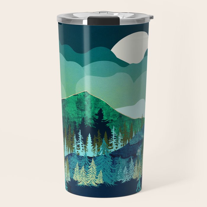 Lakeside Reflection Travel Mug Gallery Image 1