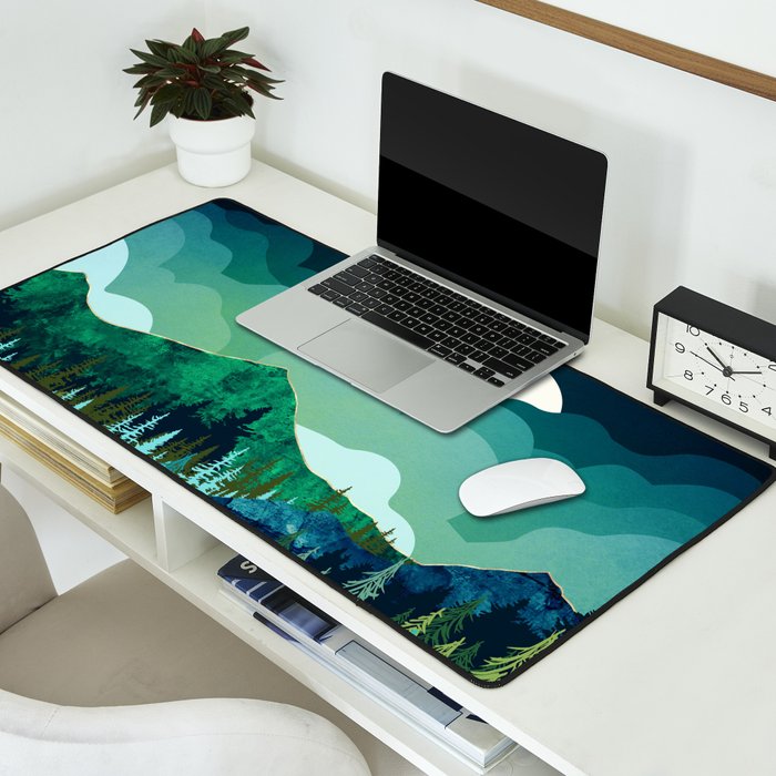 Lakeside Reflection Desk Mat Gallery Image 2