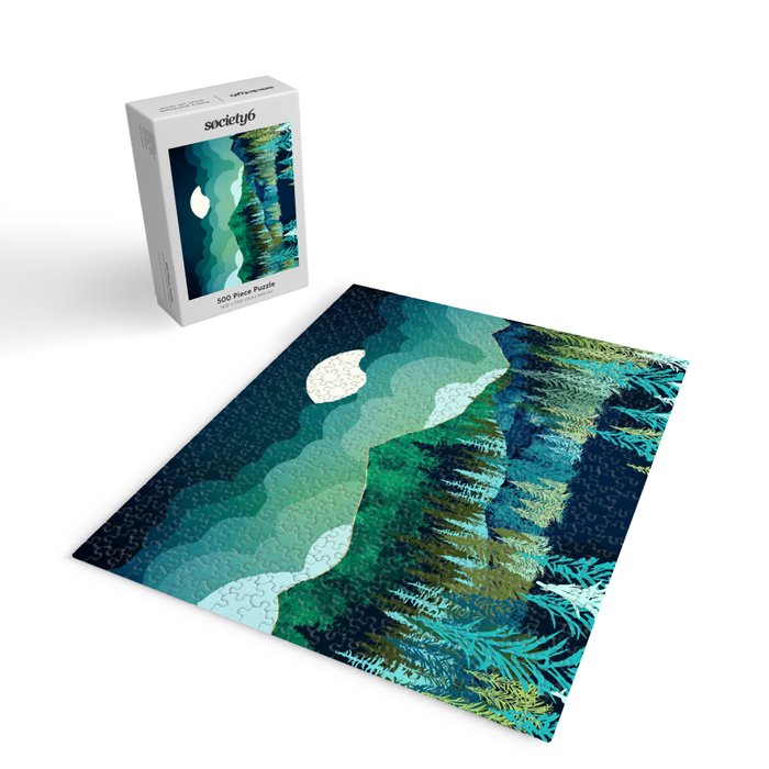 Lakeside Reflection Jigsaw Puzzle Gallery Image 2