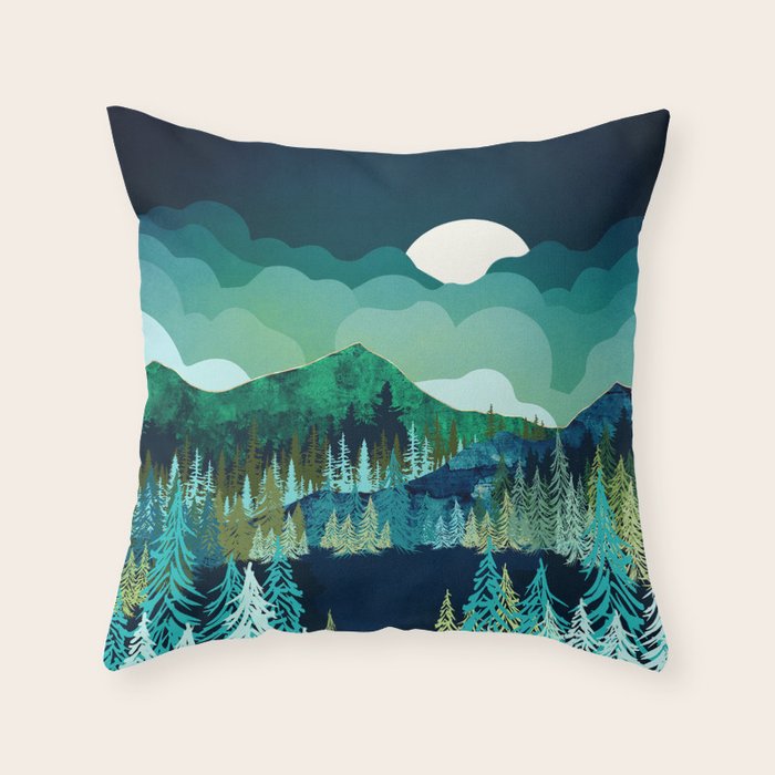 Lakeside Reflection Throw Pillow Gallery Image 6