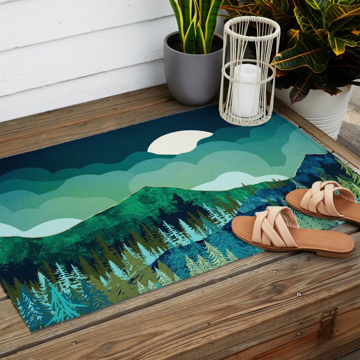 Lakeside Reflection Outdoor Rug Gallery Image 2