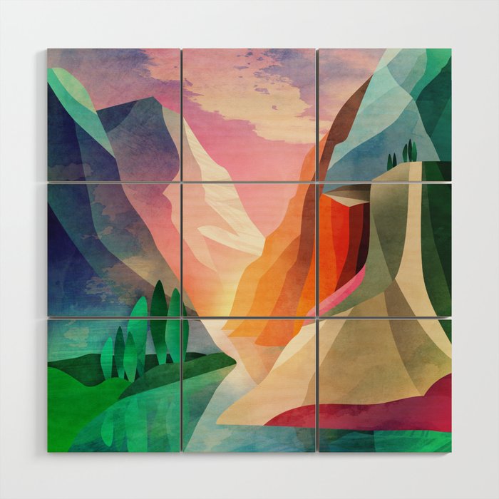 Canyon Wood Wall Art Gallery Image 1