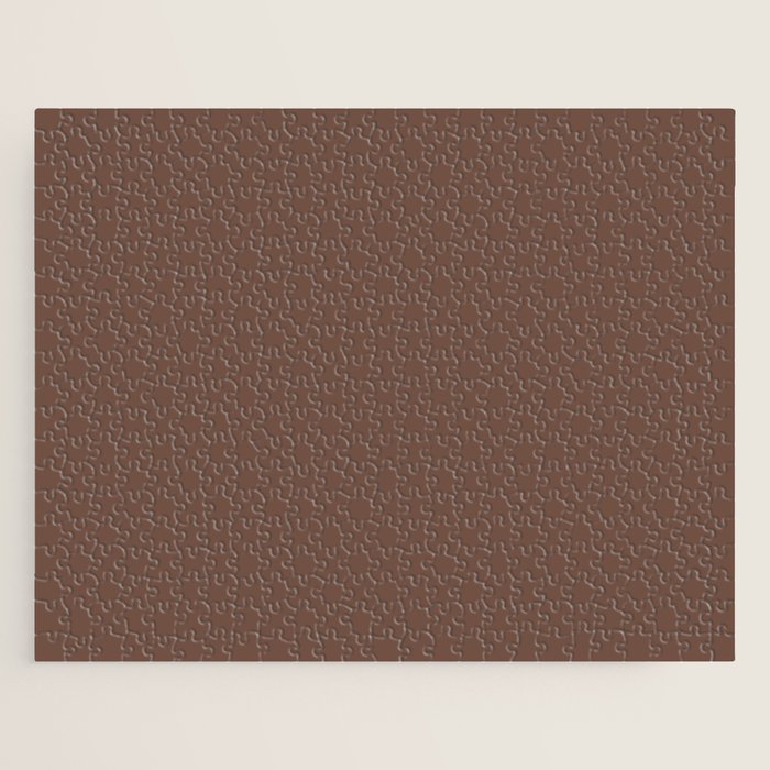 Milk Chocolate Brown Solid  Jigsaw Puzzle Gallery Image 1