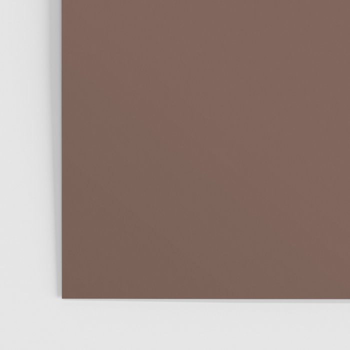 Milk Chocolate Brown Solid  Poster Gallery Image 3