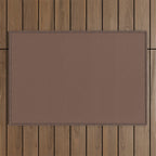 Milk Chocolate Brown Solid  Outdoor Rug Gallery Image 1