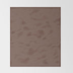 Milk Chocolate Brown Solid  Throw Blanket Gallery Image 2