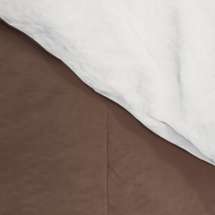 Milk Chocolate Brown Solid  Comforter Gallery Image 4