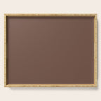 Milk Chocolate Brown Solid  Serving Tray Gallery Image 1