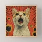 Shocked Cat I Mini Art Print Gallery Image 1