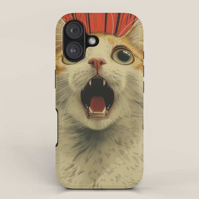 Shocked Cat I iPhone Case Gallery Image 1