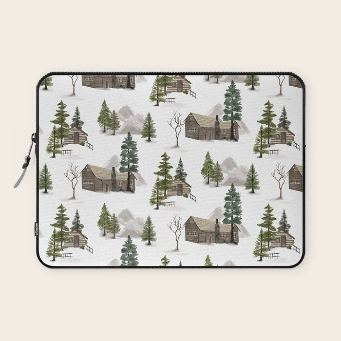 Cozy In Pines Laptop Sleeve Gallery Image 1