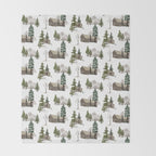 Cozy In Pines Throw Blanket Gallery Image 2