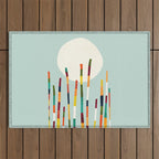 Bamboo Forest Outdoor Rug Gallery Image 1