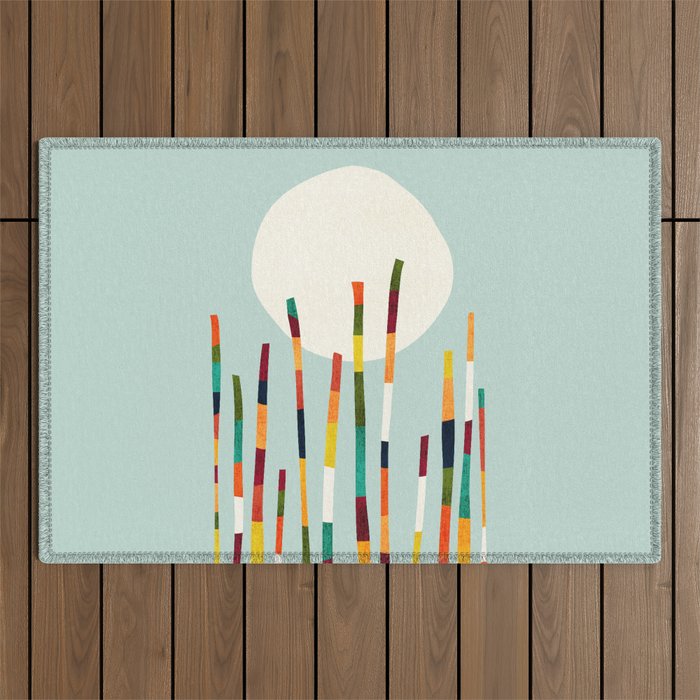 Bamboo Forest Outdoor Rug Gallery Image 1