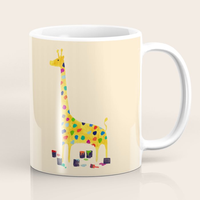 Paint by number giraffe Coffee Mug Gallery Image 1