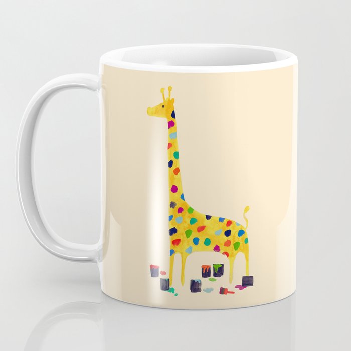 Paint by number giraffe Coffee Mug Gallery Image 3