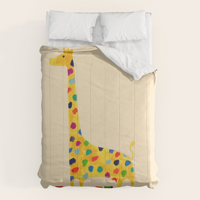 Paint by number giraffe Comforter Gallery Image 6