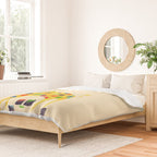 Paint by number giraffe Duvet Cover Gallery Image 2