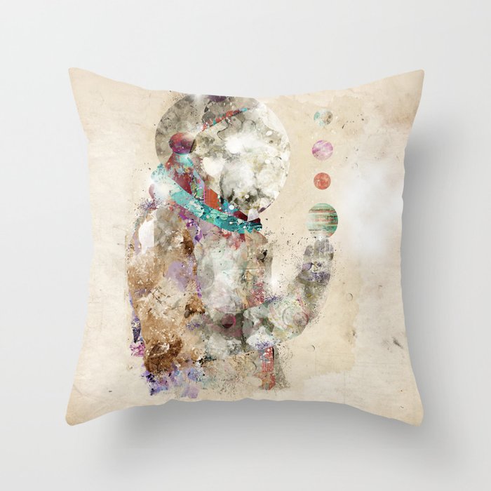spaceman Throw Pillow Gallery Image 6