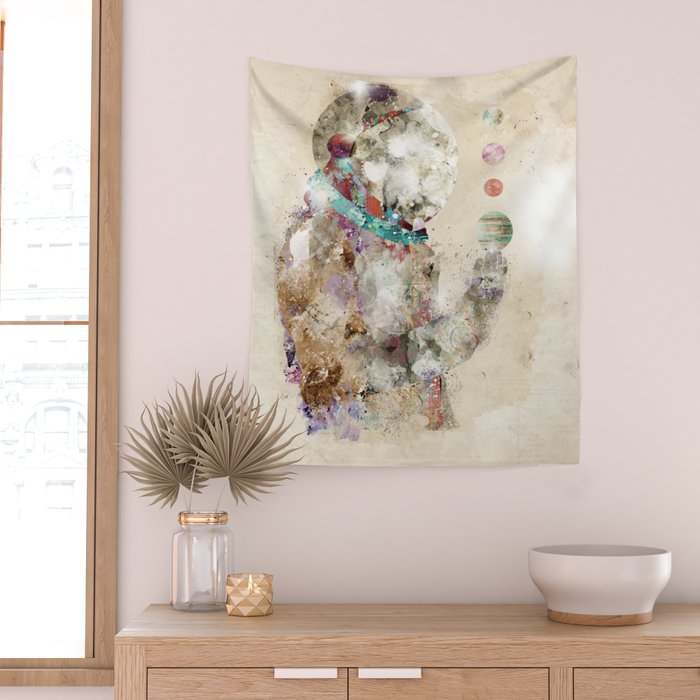 spaceman Wall Tapestry Gallery Image 2
