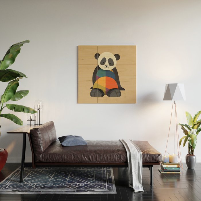 Giant Panda Wood Wall Art Gallery Image 2