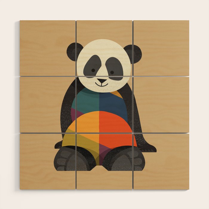 Giant Panda Wood Wall Art