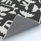 Linocut Tulip Pattern #4 Rug Gallery Image 4