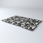 Linocut Tulip Pattern #4 Rug Gallery Image 3