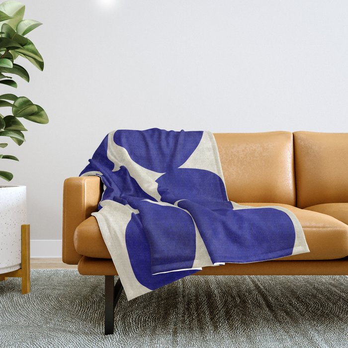 Abstract Cut-out 01 Throw Blanket Gallery Image 1