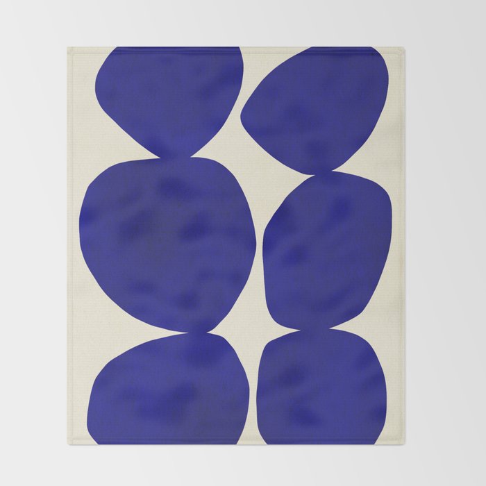 Abstract Cut-out 01 Throw Blanket Gallery Image 2