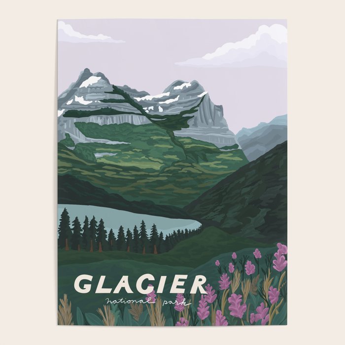 Glacier National Park Poster Gallery Image 4