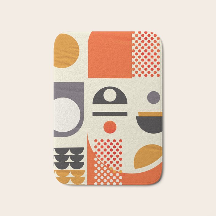 Mid-century no1 Bath Mat Gallery Image 1