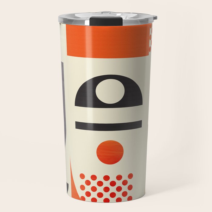 Mid-century no1 Travel Mug Gallery Image 1