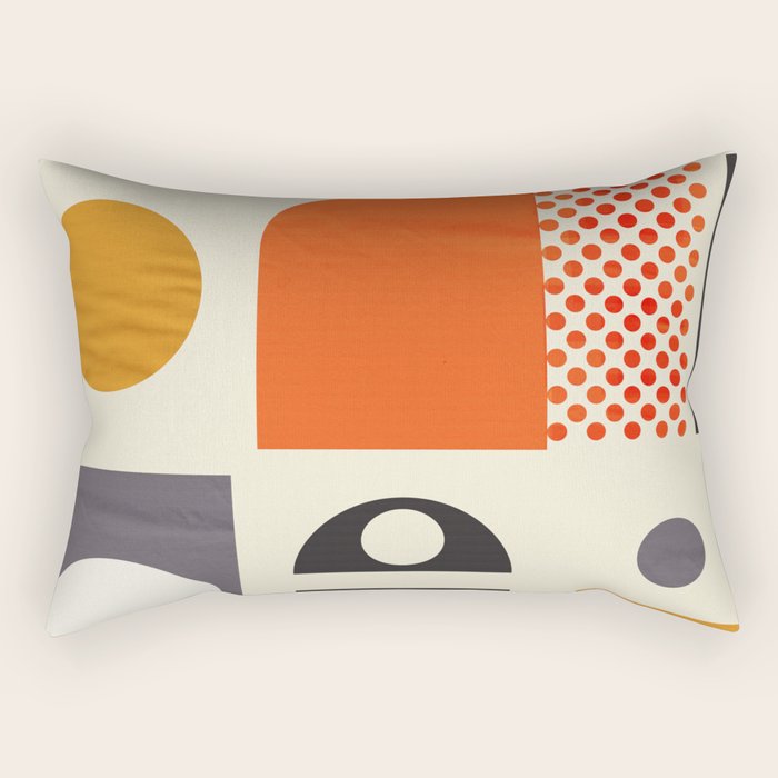 Mid-century no1 Rectangular Pillow Gallery Image 2