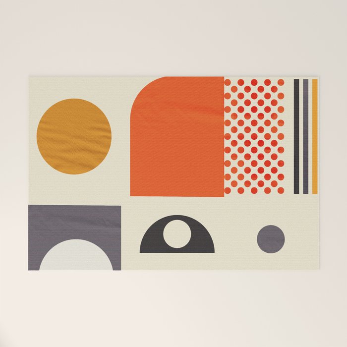 Mid-century no1 Welcome Mat Gallery Image 1