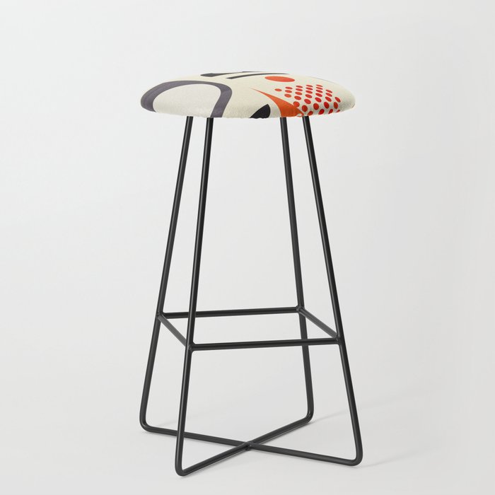 Mid-century no1 Stool Gallery Image 1
