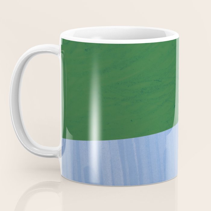 Chill Cat in Orange & Green Coffee Mug Gallery Image 3