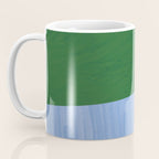 Chill Cat in Orange & Green Coffee Mug Gallery Image 3