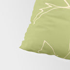 Line Drawing Flowers 2 Pillow Sham Gallery Image 4