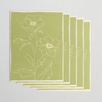 Line Drawing Flowers 2 Wrapping Paper Gallery Image 3